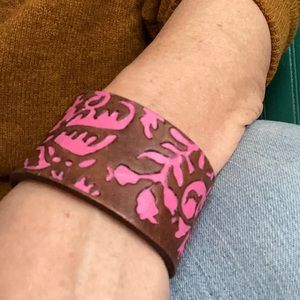 Upcycled Belt Bracelet